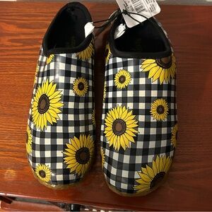 Western Chief Sunflower Checkered Women's Rain Boots